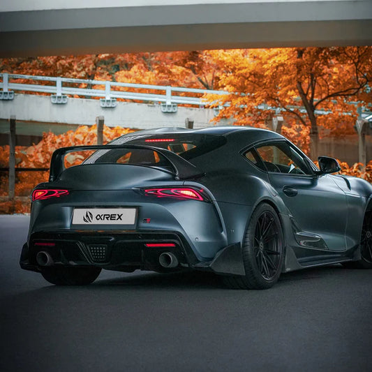 Alpharex 20-25 Toyota Supra FT-1 Style LUXX-Series LED Tail Lights - Alpha Black (ETA early Aug)