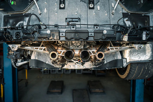 Corsa 3.0 Inch Catback Exhaust System No Muffler Delete Chevrolet Corvette C8 Z06 2023+