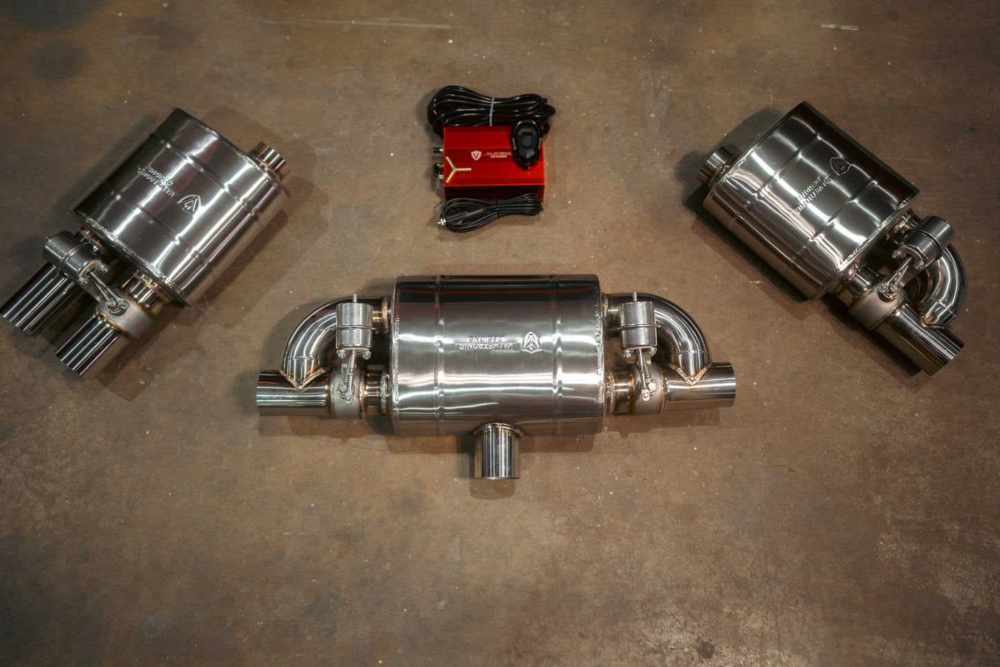 VALVETRONIC DESIGNS UNIVERSAL VALVED MUFFLER KIT