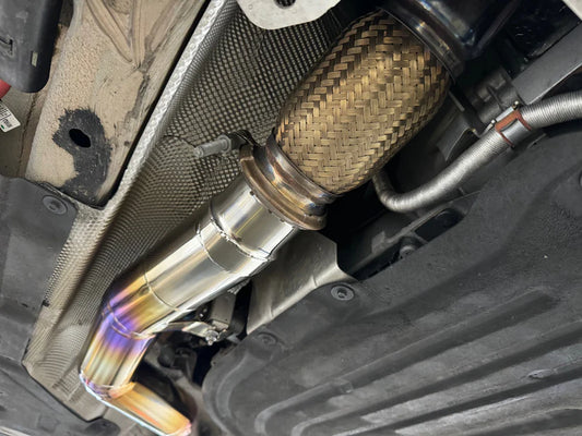 SP1-R Full Titanium Single Exit Exhaust System for 2.0L A90 Supra B46/48