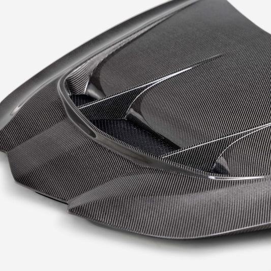 Anderson Composites Type-Z1 Double Sided Carbon Fiber Hood Chevrolet Corvette C8 2020-2024