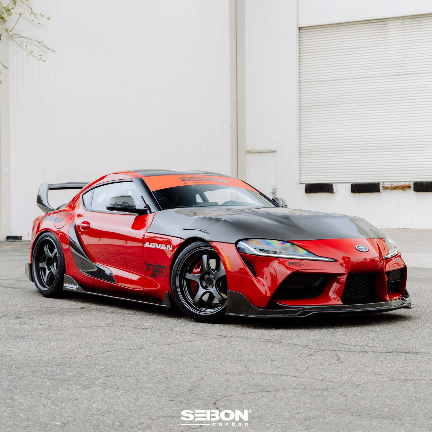Seibon Carbon OE-Style Carbon Fiber Door Garnish For 2020-2023 Toyota Supra