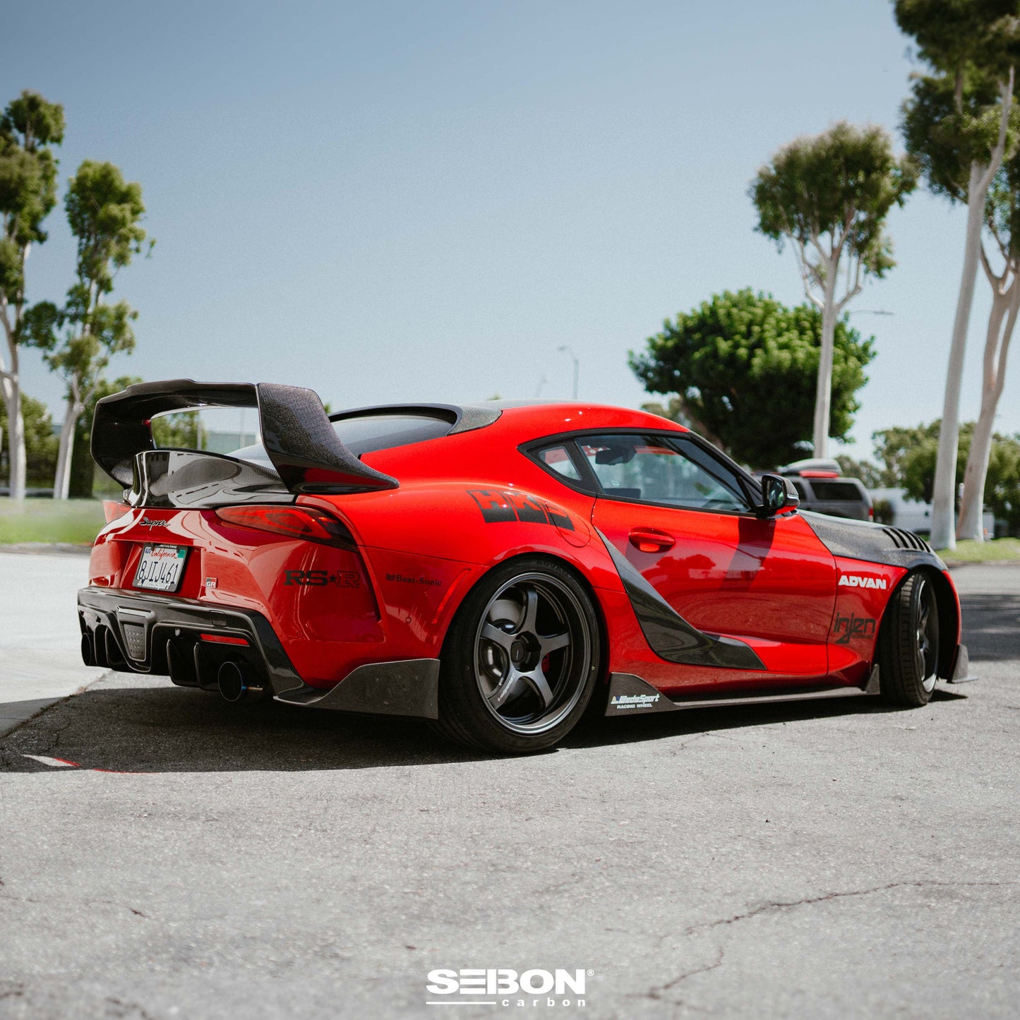 Seibon Carbon MB-Style Carbon Fiber Rear Diffuser For 2020+ Toyota Supra