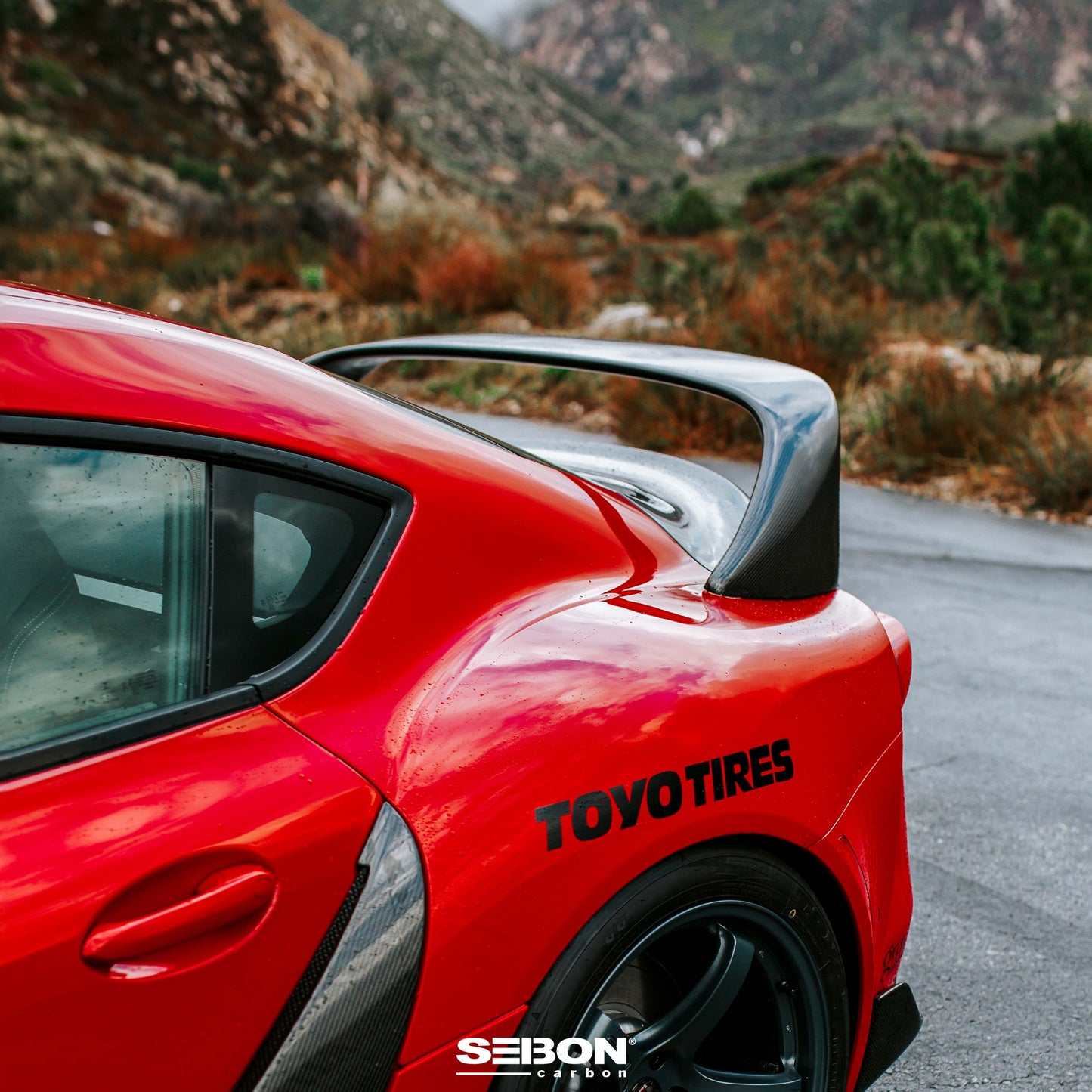 Seibon MB-Style Carbon Fiber Rear Spoiler For 2020+ Toyota Supra