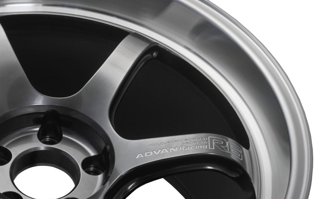 BMW F80 M3 Advan R6 Wheel Set 20x9.5 | 20x10.5 Machining & Racing Hyper Black