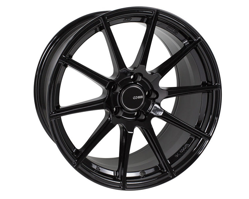 SET of 4 - Enkei TS10 Wheel Tuning Series Gloss Black 18x9.5 5x100 45mm