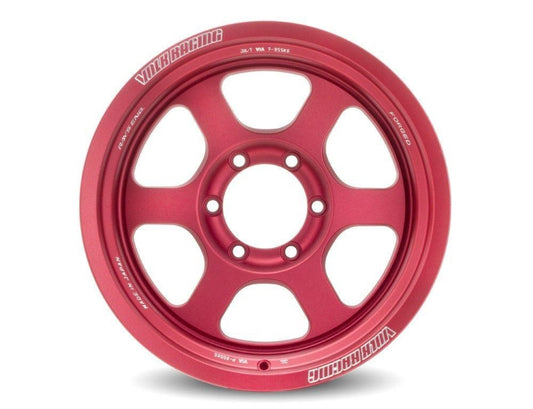 Volk Racing TE37XT M-Spec Wheel Set of 4 Toyota Tacoma/4Runner 16x8 6x139.7 0mm Matte Red