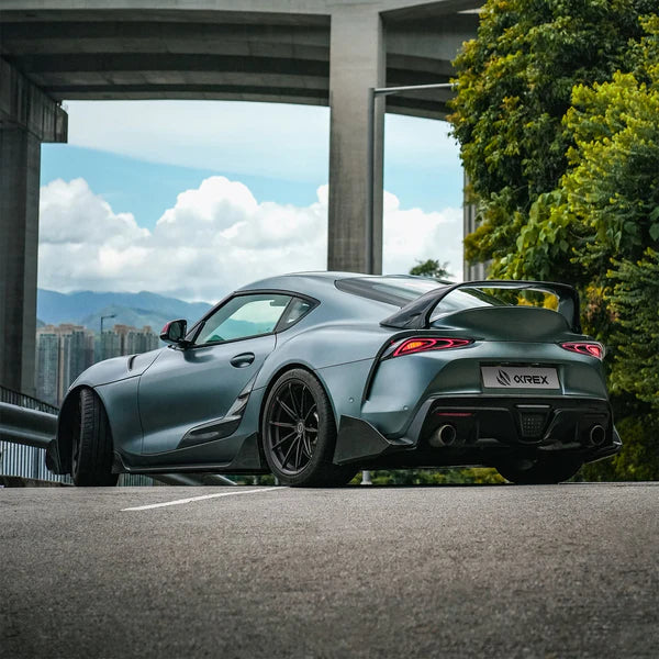 Alpharex 20-25 Toyota Supra FT-1 Style LUXX-Series LED Tail Lights - Alpha Black (ETA early Aug)