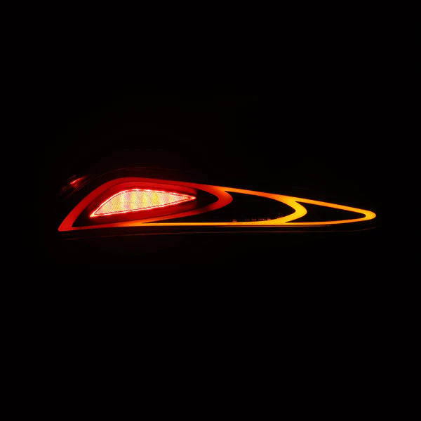 Alpharex 20-25 Toyota Supra FT-1 Style LUXX-Series LED Tail Lights - Black (ETA early Aug)