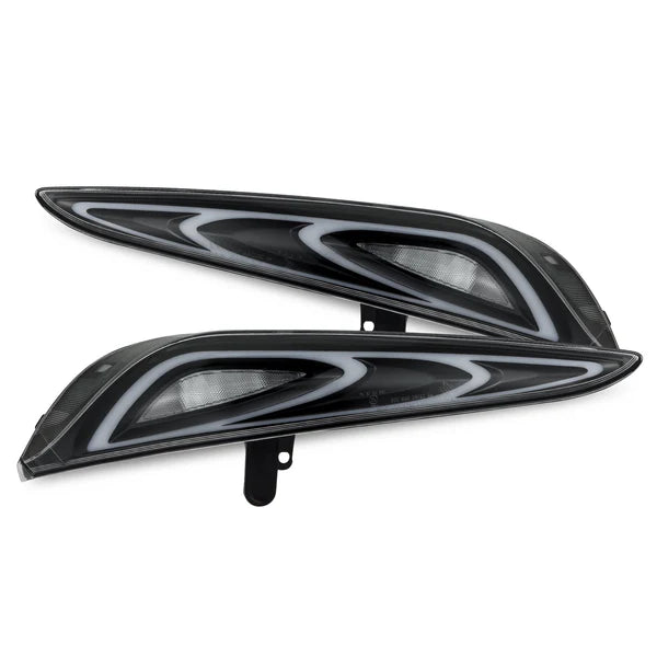 Alpharex 20-25 Toyota Supra FT-1 Style LUXX-Series LED Tail Lights - Black (ETA early Aug)