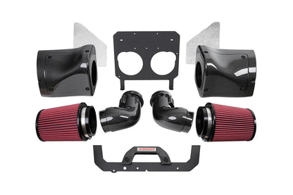 Corsa Performance Dual Path Carbon Fiber Air Intake System w/ DryTech Filtration Chevrolet Corvette C8 Z06 2023-2025