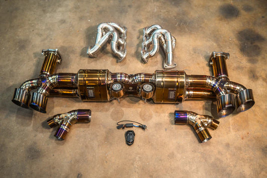 Valvetronic Designs Porsche 911 Turbo 991.1 / 991.2 Valved Race Exhaust System