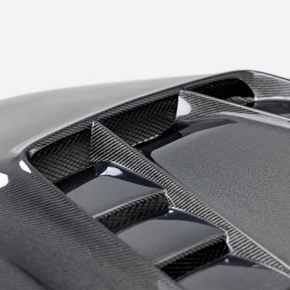 Seibon TV-Style Double Sized Carbon Fiber Hood Toyota Supra A90 2020-2023