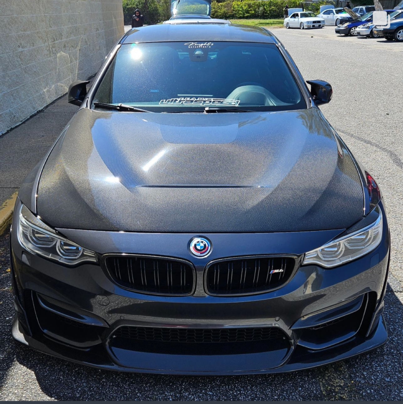 BMW F8X F80 F82 F83 M3 M4 2015-20 GTS Style Hood Carbon Fiber Double Sided