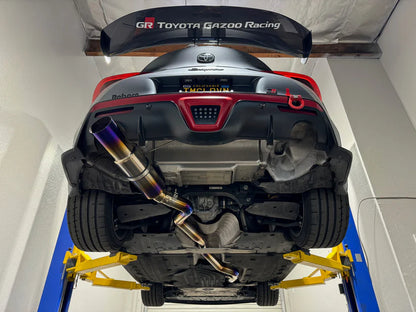 SP1-R Full Titanium Single Exit Exhaust System for 2.0L A90 Supra B46/48