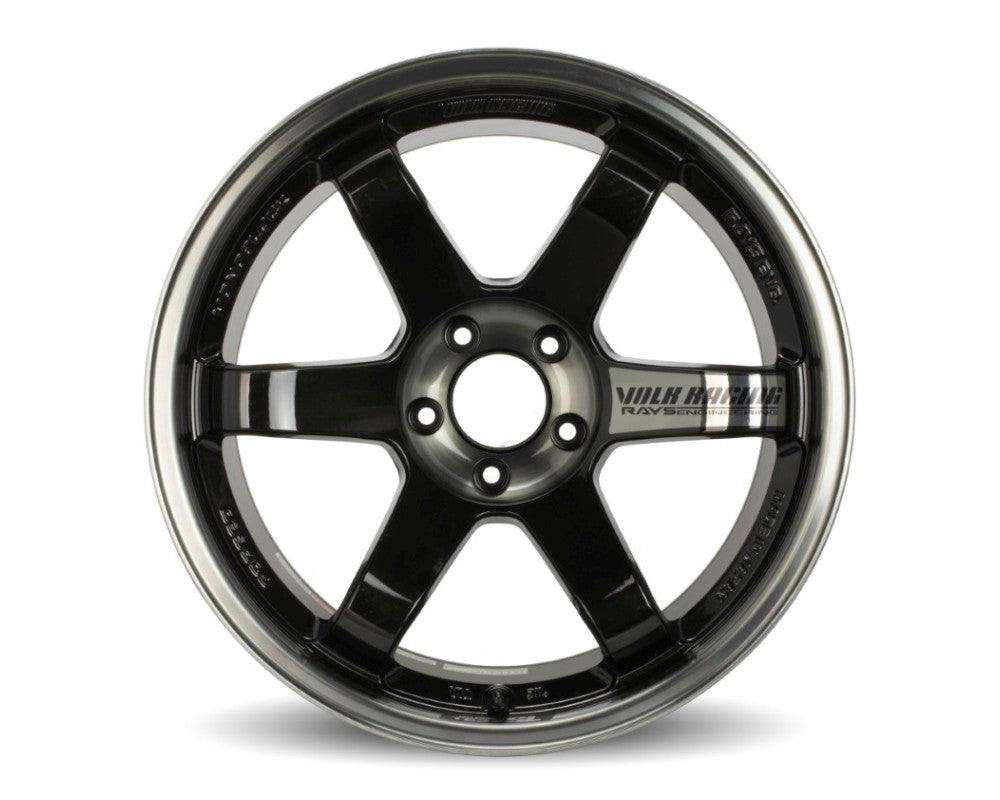 Volk Racing TE37 SL Wheel 18x10.5 5x114.3 15mm Pressed Double Black