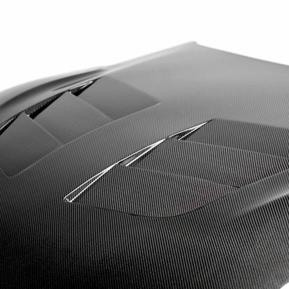 Seibon Carbon TSII-Style Double Sided Carbon Fiber Hood For 2020-2023 Toyota Supra