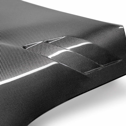 Seibon Carbon TSII-Style Double Sided Carbon Fiber Hood For 2020-2023 Toyota Supra