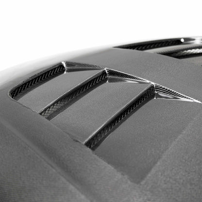 Seibon Carbon TSII-Style Double Sided Carbon Fiber Hood For 2020-2023 Toyota Supra