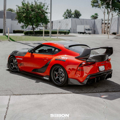 Seibon Carbon MB-Style Carbon Fiber Rear Diffuser For 2020+ Toyota Supra