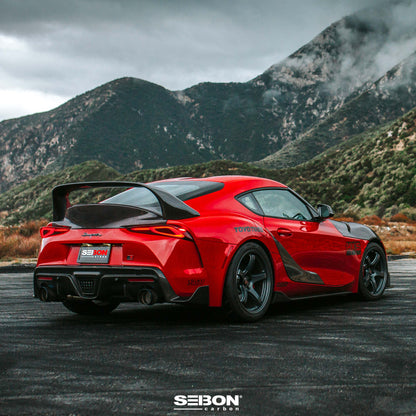 Seibon MB-Style Carbon Fiber Rear Spoiler For 2020+ Toyota Supra