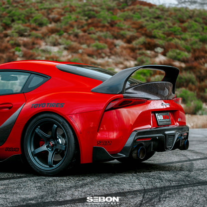 Seibon MB-Style Carbon Fiber Rear Spoiler For 2020+ Toyota Supra