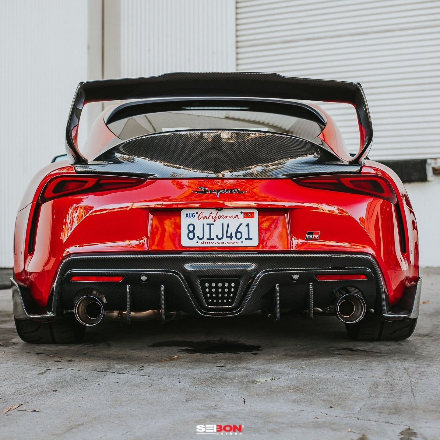 TD-Style Carbon Fiber Rear Spoiler For 2020-2023 Toyota Supra