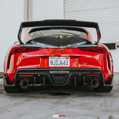 Seibon Carbon TD-Style Carbon Fiber Rear Spoiler For 2020-2023 Toyota Supra