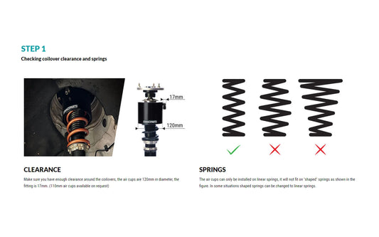 Stanceparts Complete 4 Corner Air Cup Lift System