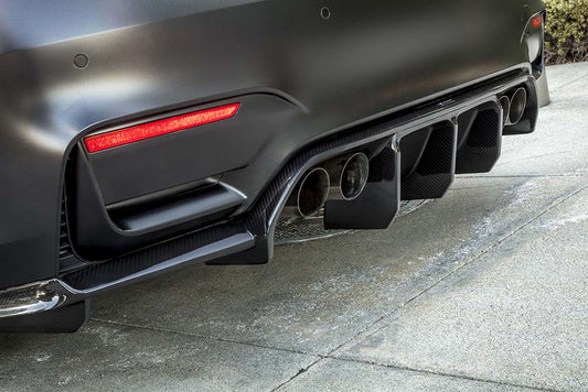 Vorsteiner VRS GTS-V Aero Rear Diffuser Carbon Fiber PP 2X2 Glossy BMW M3 | M4 F8x 2015-2020