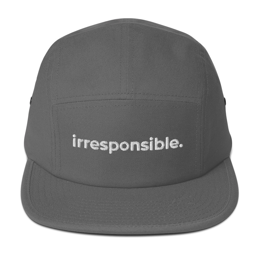 irresponsible - Five Panel Cap