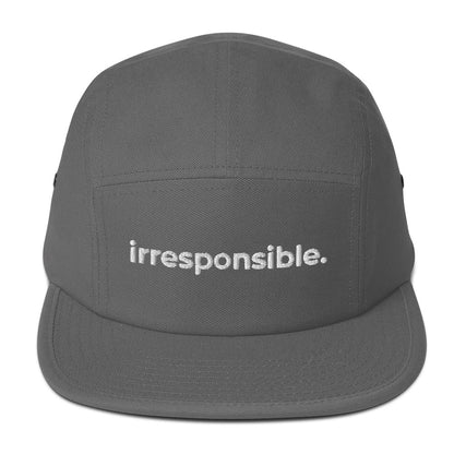 irresponsible - Five Panel Cap