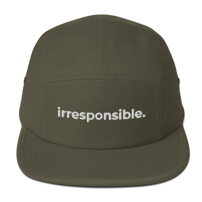 irresponsible - Five Panel Cap
