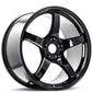 GramLights 57CR Wheel Set of 4 Subaru WRX STI 18x9.5 5x114.3 38mm Glossy Black