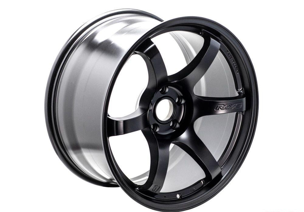 GramLights 57DR Wheel Set of 4 Subaru WRX STI 18x9.5 5x114.3 38mm Semigloss Black