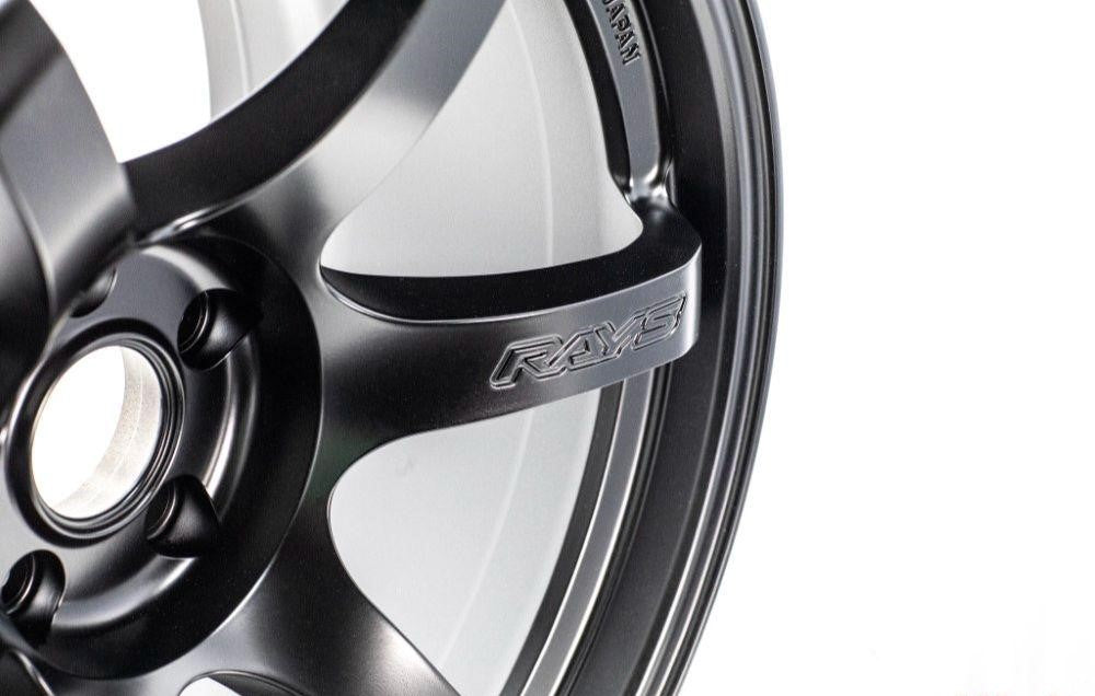 GramLights 57DR Wheel Set of 4 Subaru WRX STI 18x9.5 5x114.3 38mm Semigloss Black