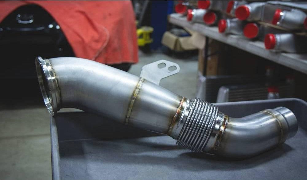 AMS Performance MKV Toyota Supra Stainless Steel Race Downpipe