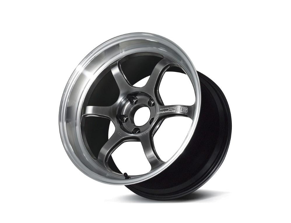 BMW F80 M3 Advan R6 Wheel Set 20x9.5 | 20x10.5 Machining & Racing Hyper Black