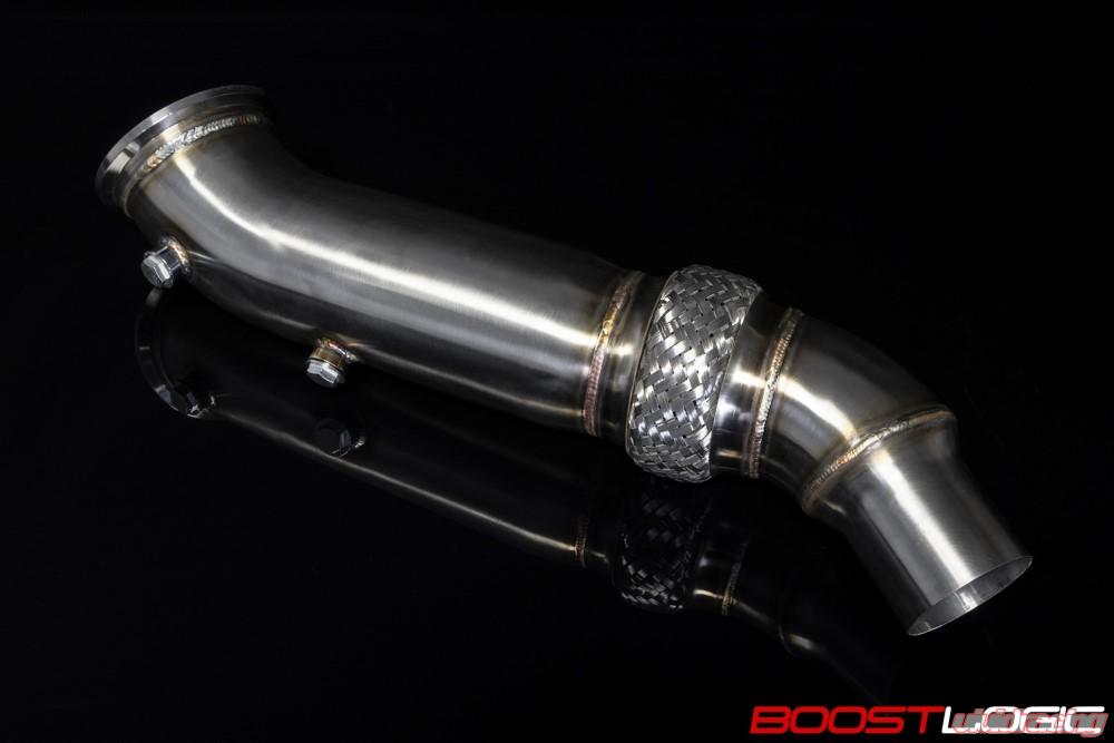 Boost Logic Stainless Race Downpipe Toyota MKV Supra