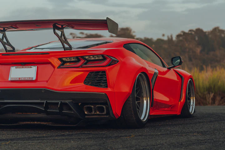 STREET HUNTER DESIGNS C8 CARBON REAR DIFFUSER