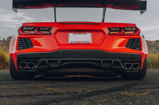 STREET HUNTER DESIGNS C8 CARBON REAR DIFFUSER