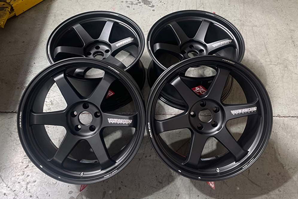 Volk Racing TE37 Ultra M-Spec Wheel Set 20x10 | 20x11 BMW G8X M3 M4 Flat Black, GoldDash White,