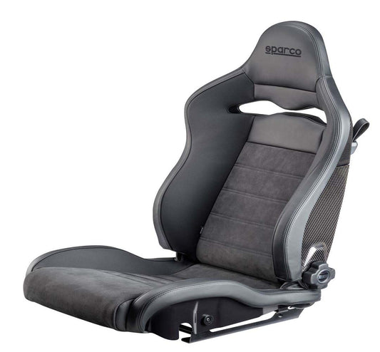 Sparco Seat SPX Leather|Alcantara Black Left