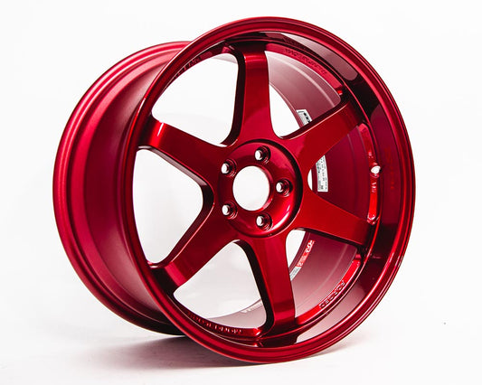 Volk Racing TE37SL Wheel Set 19x9.5/19x10.5 Hyper Red Toyota Supra A90 2020-2021