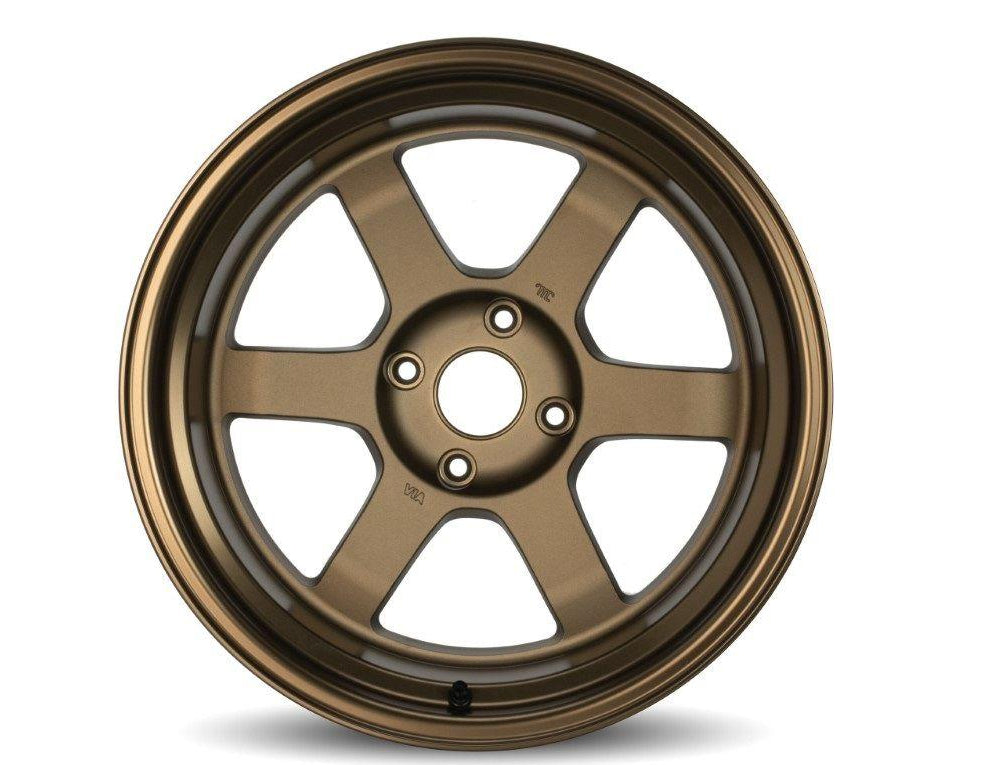 Volk Racing TE37V Wheel Set of 4 Honda Old Models 15x8 4x100 25mm Bronze