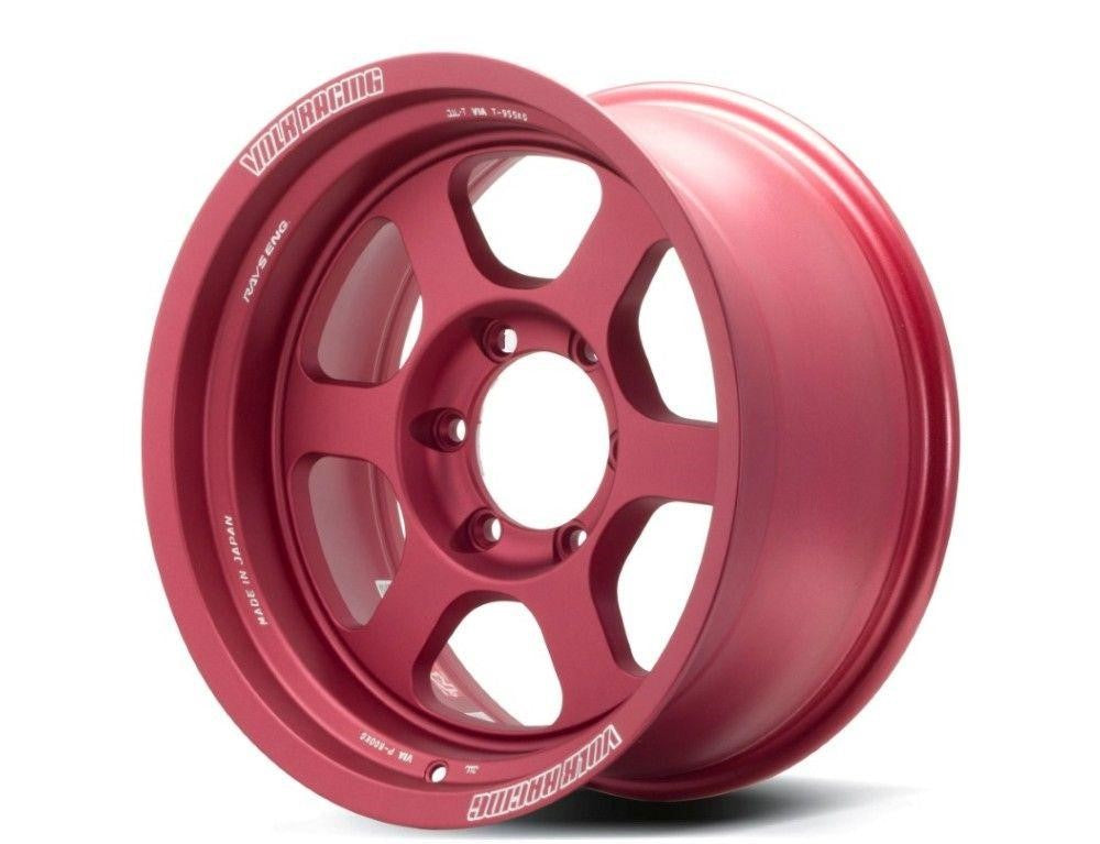 Volk Racing TE37XT M-Spec Wheel Set of 4 Toyota Tacoma/4Runner 16x8 6x139.7 0mm Matte Red