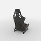 Recaro Carbon Fiber Dynamic Podium Seat Alcantara Black | Leather Red Right Hand Large