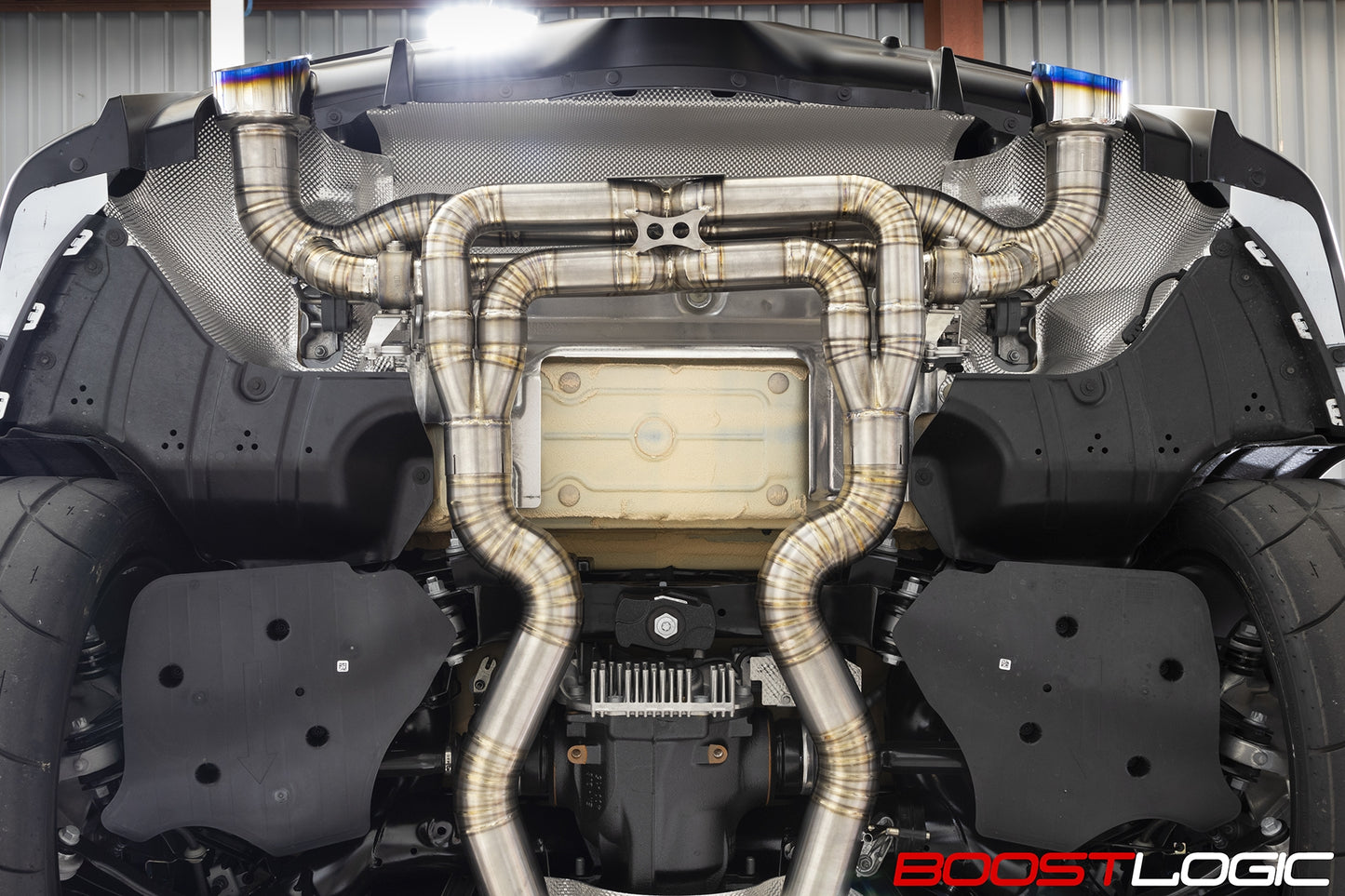 Boost Logic Titanium Exhaust Non-Valved Catback Toyota MKV Supra