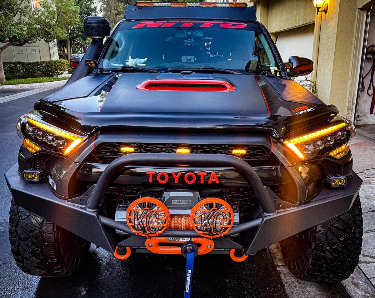 AlphaRex NOVA-Series G2 Projector Headlights - Black upgraded DRL Toyota 4Runner 2014-2020