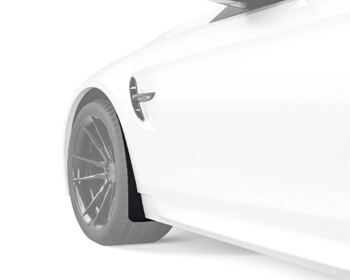 Vicrez Mud Flaps Front Set Gloss Carbon Fiber BMW M4 | M3 2014-2019